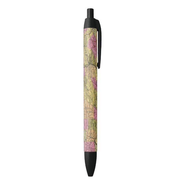 New Map Of Pennsylvania 2 Black Ink Pen (Bottom (Vertical))
