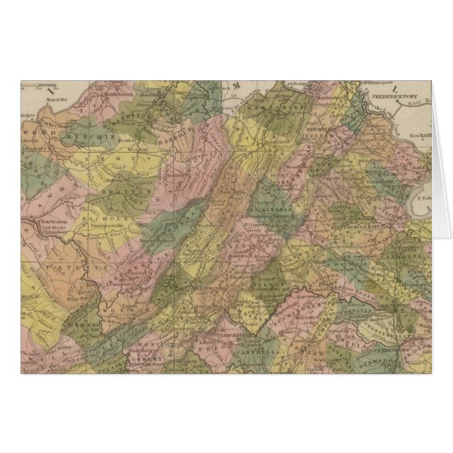 New Map Of Virginia (Front Horizontal)