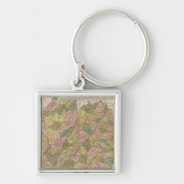 New Map Of Virginia Keychain (Front)