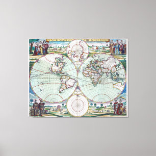 New Mapp Of The World Samuel Thornton Wall Art