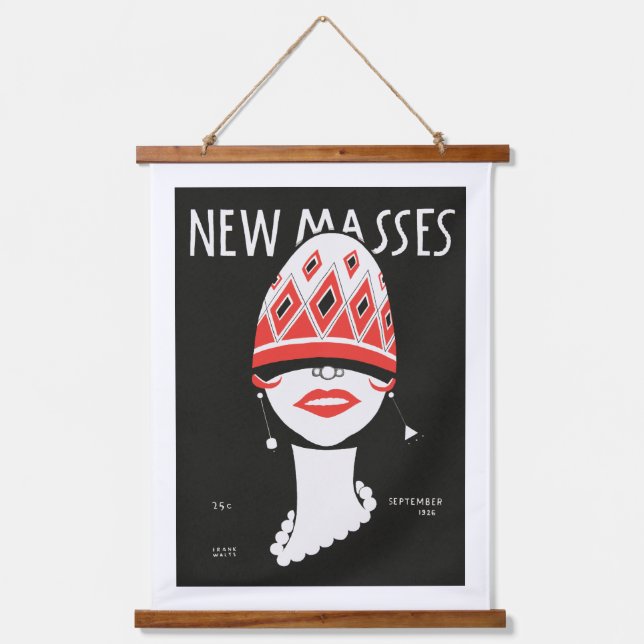 New Masses (1926) by Frank Walts Hanging Tapestry (Front)