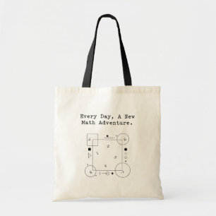 New Math Adventure Daily   Numerical Journey Tote Bag