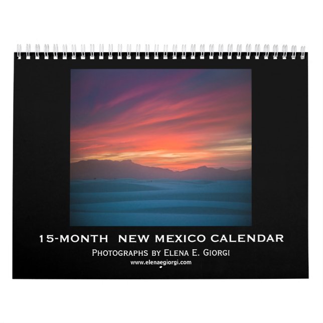New Mexico 15-month calendar, 2019-2020 Calendar (Cover)