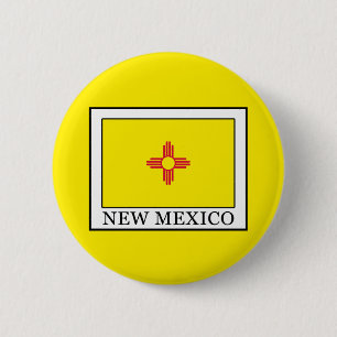New Mexico 2 Inch Round Button