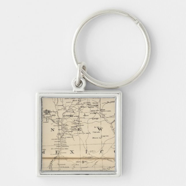 New Mexico 3 Keychain (Front)