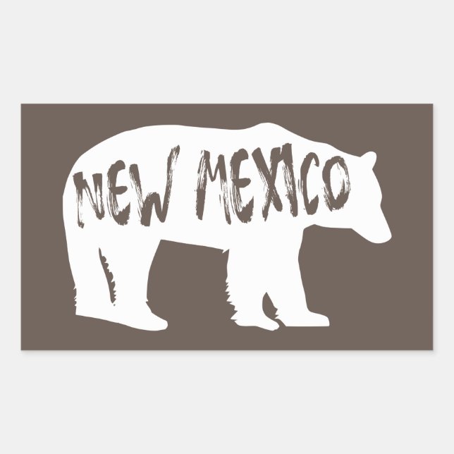 New Mexico Bear Sticker (Front)