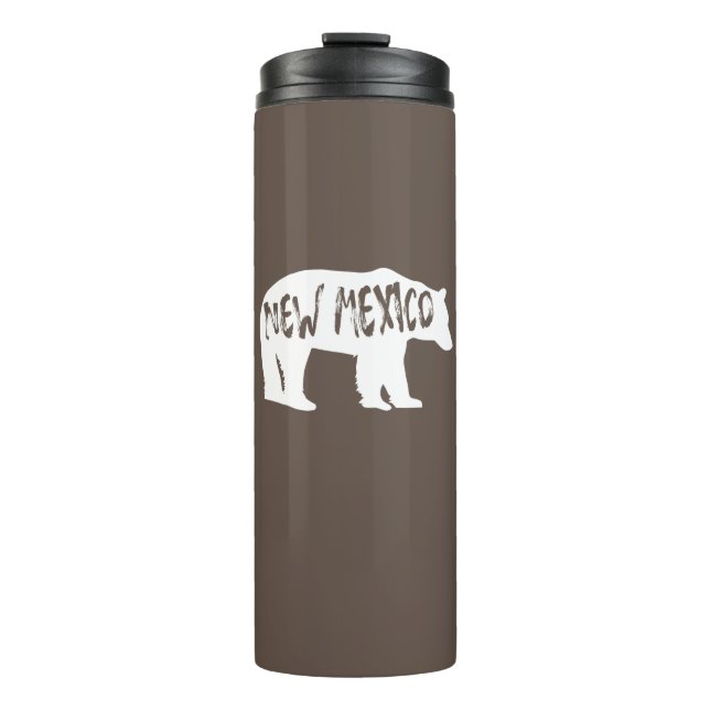 New Mexico Bear Thermal Tumbler (Front)