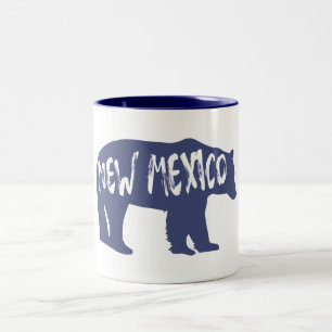 New Mexico Bear Two-Tone Coffee Mug