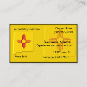 New Mexico Business Card