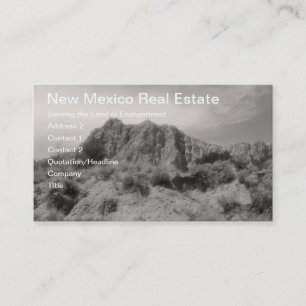 New Mexico Canyon Appointment Card