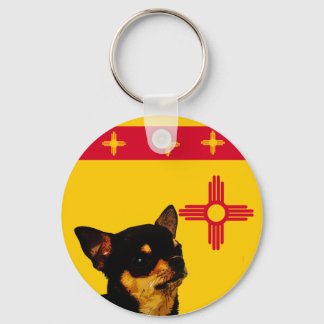 New Mexico Chihuahua Keychain