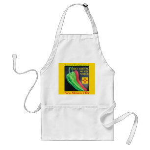 New Mexico Chile Land of Enchantment Red or Green Standard Apron