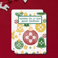 New Mexico Christmas Ornaments Zia Red Green Blue