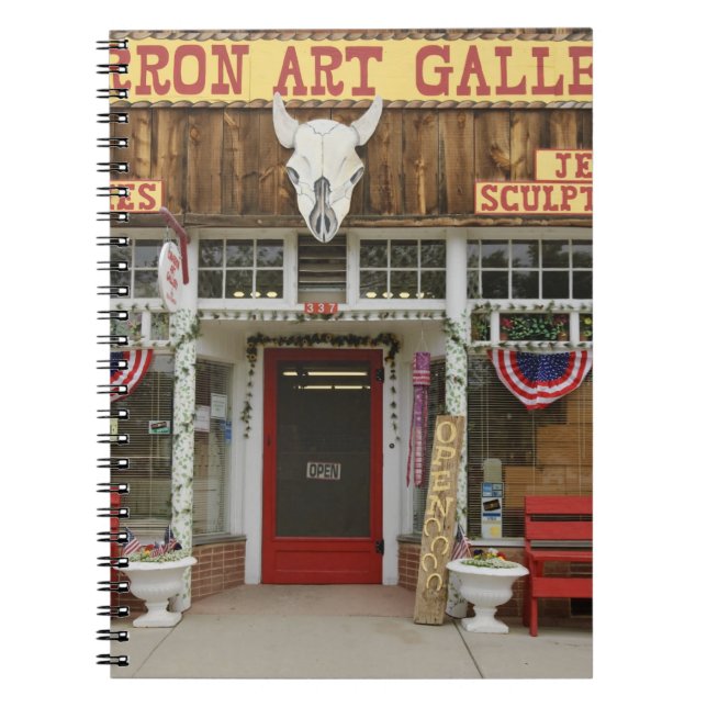 New Mexico, Cimarron. Cimarron art gallery, New Notebook (Front)