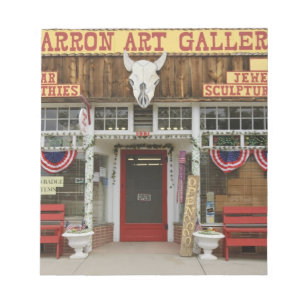 New Mexico, Cimarron. Cimarron art gallery, New Notepad
