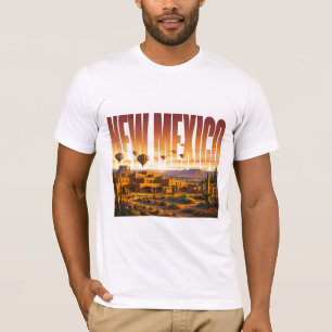 New Mexico Desert Balloons Southwest Adventure T-Shirt