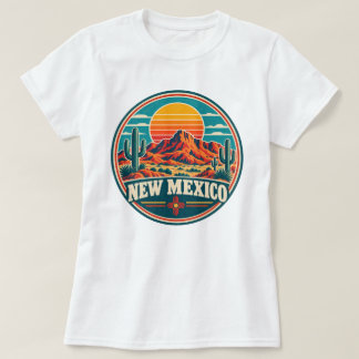 New Mexico Desert Cactus Mountain Vintage T-Shirt