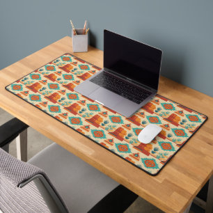 New Mexico Desert Turquoise - Southwestern Desk Mat