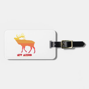 New Mexico Elk Luggage Tag