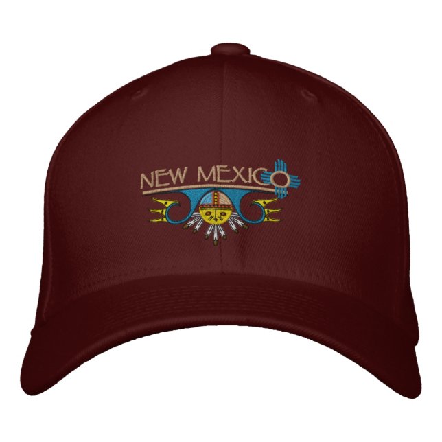 New Mexico Embroidered Hat (Front)