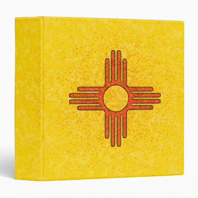NEW MEXICO FLAG 1.5" Ring Binder (Front/Spine)
