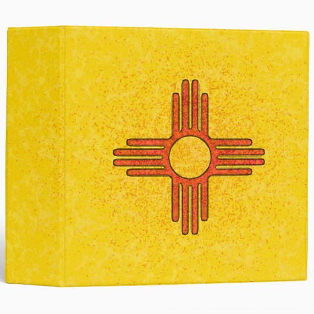 NEW MEXICO FLAG 2" Ring Binder (Front/Spine)