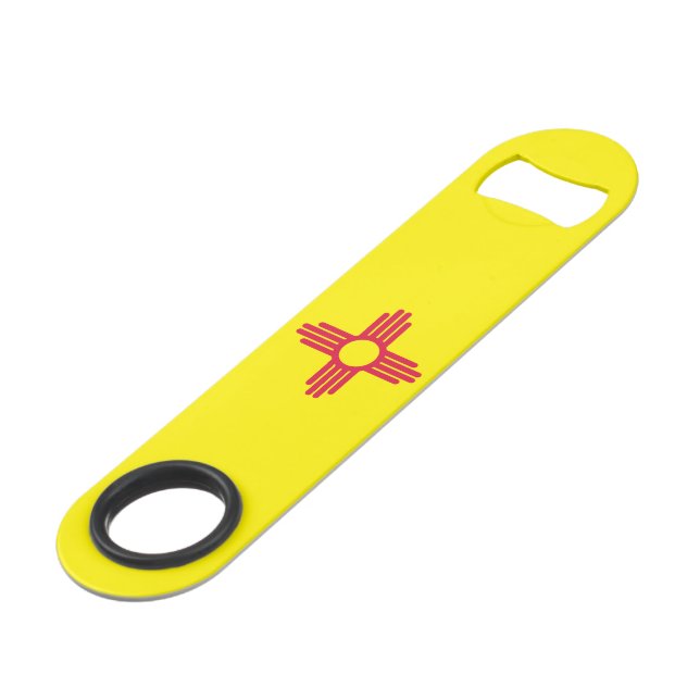 New Mexico flag Bar Key (Front Angled)