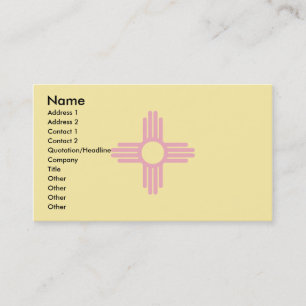 New Mexico Flag Business Card