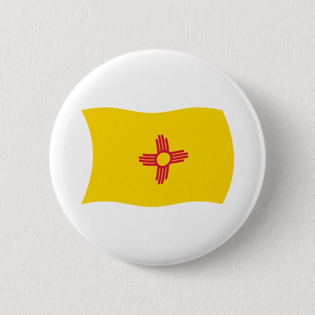 New Mexico Flag Button (Front)
