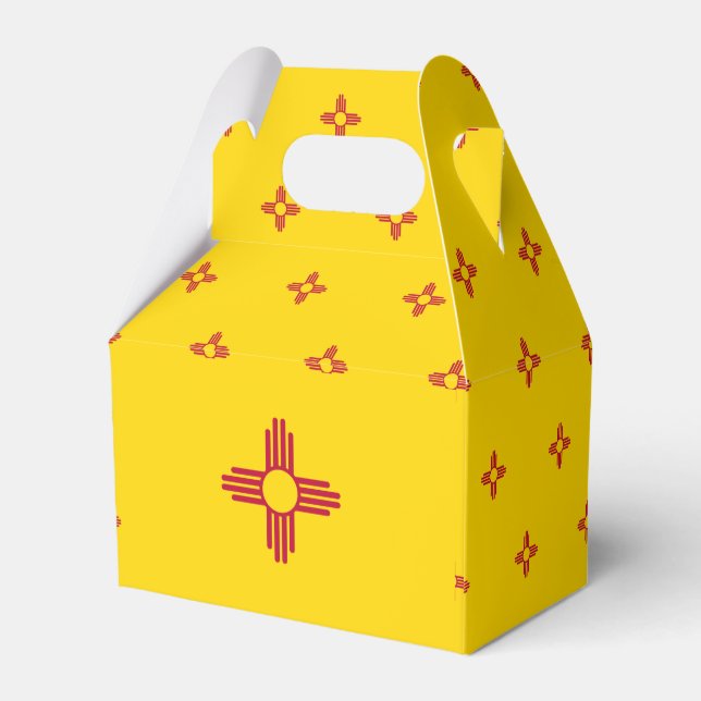 New Mexico Flag Favor Box (Back Side)