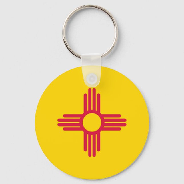New Mexico Flag Keychain (Front)