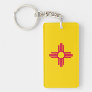 New Mexico flag Keychain