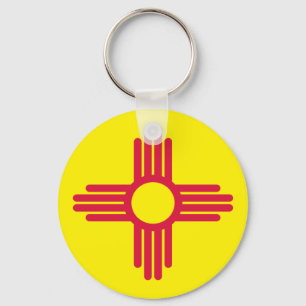New Mexico flag Keychain