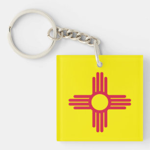 New Mexico flag Keychain