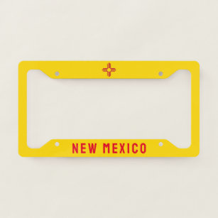 New Mexico Flag License Plate Frame
