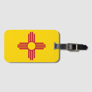 New Mexico Flag Luggage Tag