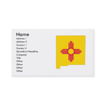 New Mexico Flag Map