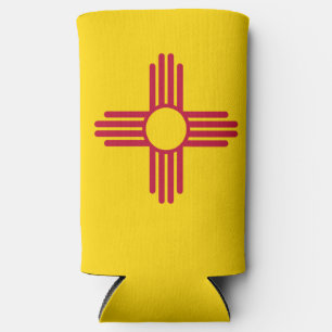 New Mexico Flag Seltzer Can Cooler