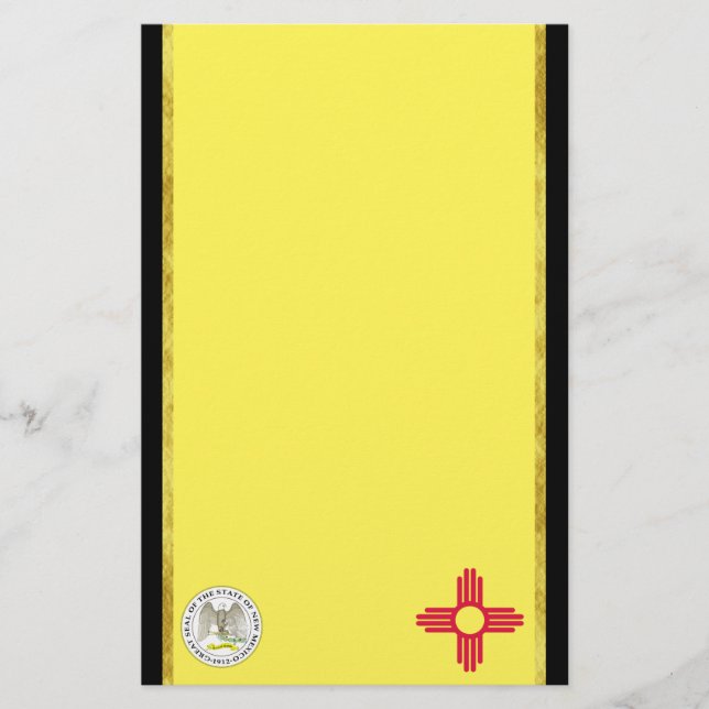 New Mexico flag Stationery (Front)