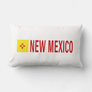 New Mexico Flag Symbol of the Zia Lumbar Pillow