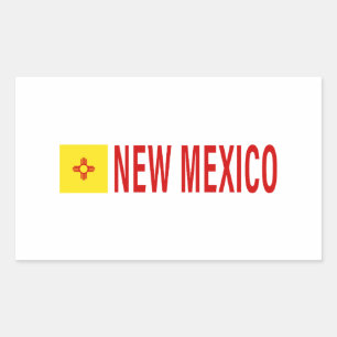 New Mexico Flag Symbol of the Zia Sticker