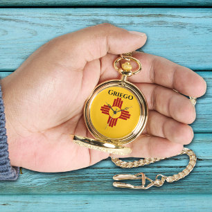 New Mexico flag with Zia symbol Watch