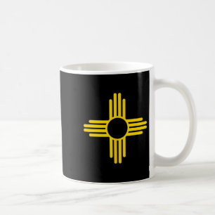 New Mexico Flag Yellow Zia Sun Symbol Coffee Mug