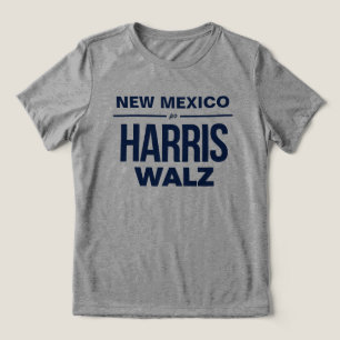 New Mexico for Harris Walz Tri-Blend Shirt