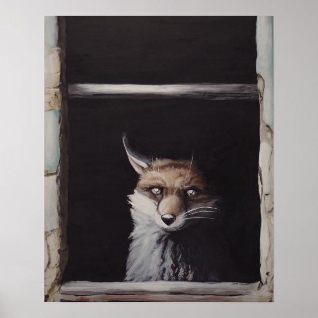 New Mexico - Fox Pop Surrealism Poster (Front)