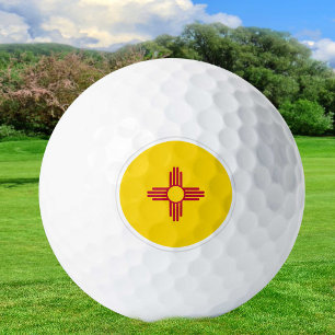 New Mexico Golf Balls, state Flag / Patriots Balls