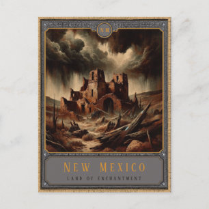 New Mexico   Gothic Art Postcard