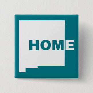 New Mexico Home Away From State Button Badge Pin