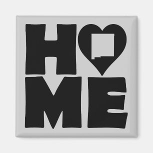 New Mexico Home Heart State Fridge Magnet