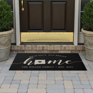 New Mexico Home State Personalized Doormat